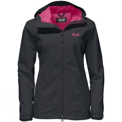 Chaquetas Jack Wolfskin Arroyo Mujer - Negras - Chile NBH149372